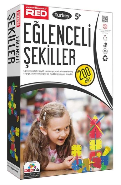 Redka Eğlenceli Şekiller 200 Lü Zeka Akıl Oyunları ürün görseli 1