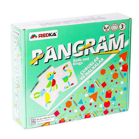 Redka Pangram Çubuklar Ve Halkalar Zeka Akıl Oyunları ürün görseli 1