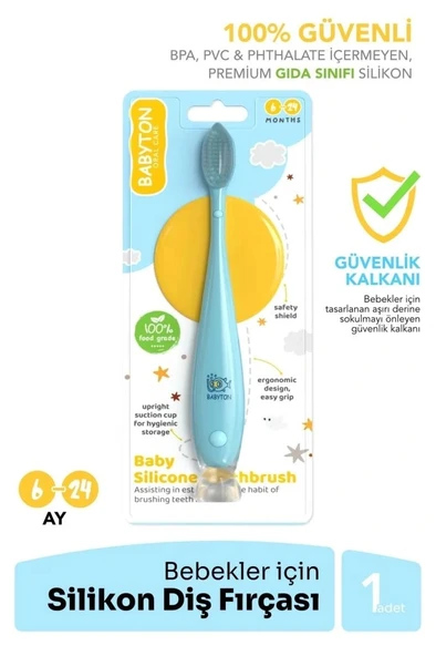 Nessiworld Babyton Silikon Diş Fırçası ürün görseli 1