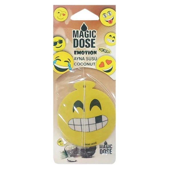 Magic Dose Asma Ayna Süsü Coconut ürün görseli 1