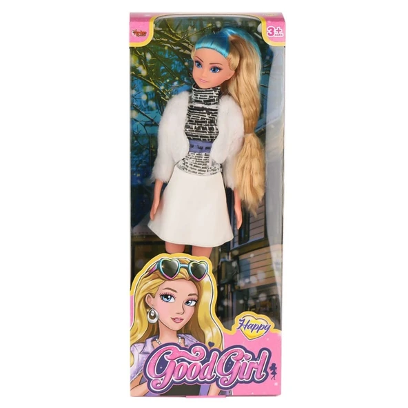 Nessiworld WG-115521  Ceketli Çizmeli Renkli Saçlı Bebek 29 cm -Vardem Oyuncak ürün görseli 1