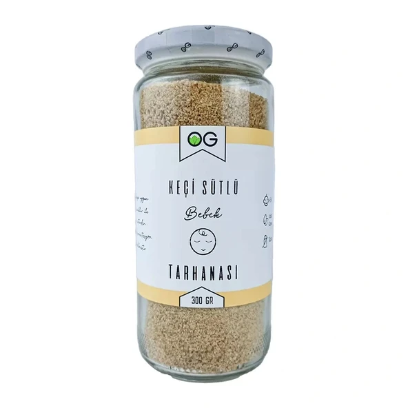 Nessiworld OG Natural Keçi Sütlü Bebek Tarhanası 300 Gr ürün görseli 1