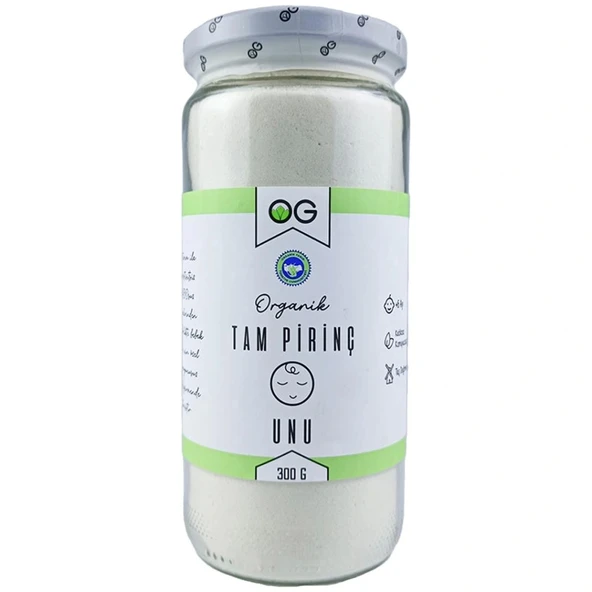 Nessiworld OG Natural Organik Tam Pirinç Unu 300 Gr ürün görseli 1