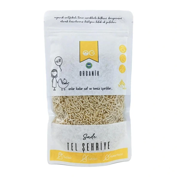 Nessiworld OG Natural Organik Sade Tel Şehriye 180 Gr ürün görseli 1