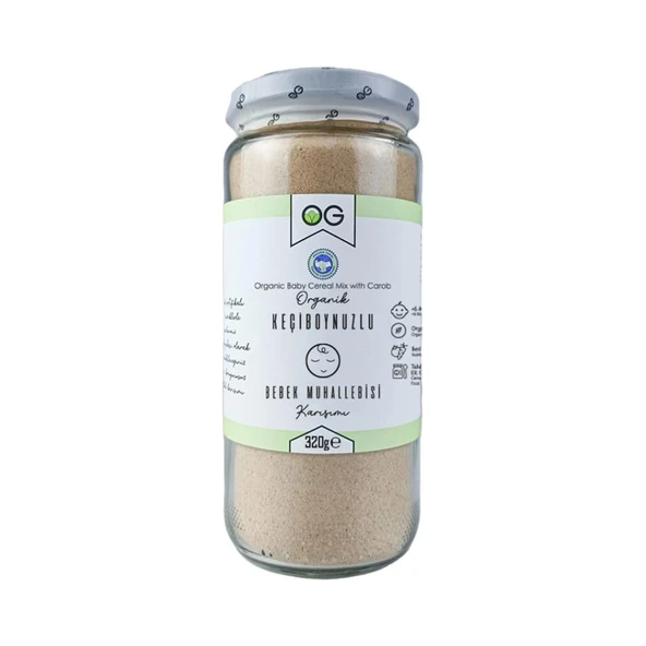 Nessiworld OG Natural Organik Keçiboynuzlu Bebek Muhallebisi Karışımı 320 Gr ürün görseli 1