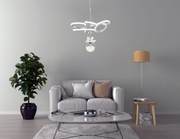Eray Aydınlatma 9278-40 Led Krom Avize - Resim 2
