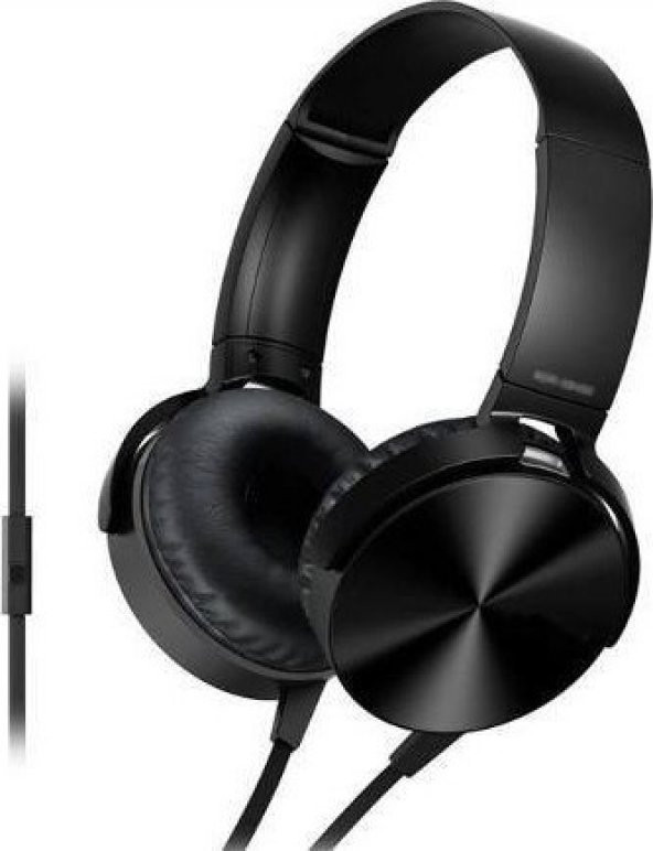 Maiz MDR-XB450AP Extra Bass Mikrofonlu Kulaklık Siyah ürün görseli 1