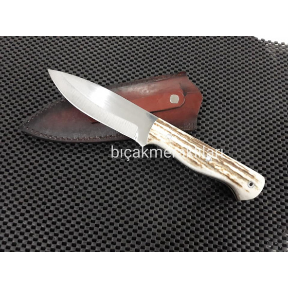 El İşçiliği Av Bıçağı Geyik Boynuzu 24cm ürün görseli 1