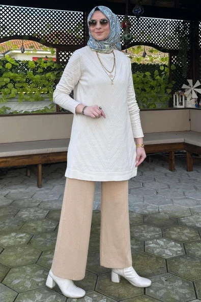 Damla Triko Tunik Taş - Resim 6