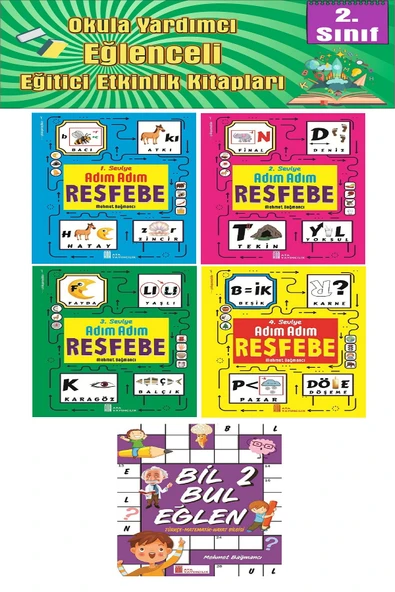 2.Sınıf Eğlenceli Bil Bul ve Resfebe Seti - Resim 4