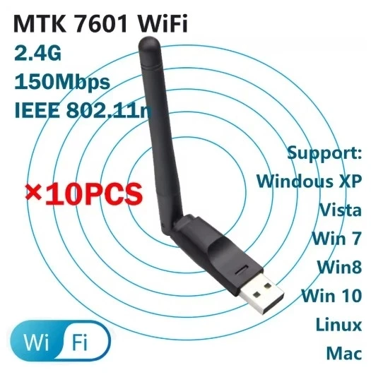 GENEL Kablosuz USB Wifi Anten 5 dBi Orjinal 2.4 GHZ 150 MBPS Wi-Fi Anten ürün görseli 1