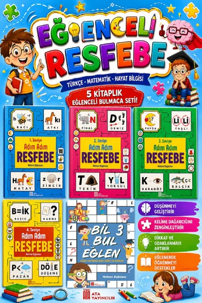 3.Sınıf Eğlenceli Bil Bul ve Resfebe Seti ürün görseli 1