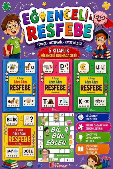 4.Sınıf Eğlenceli Bil Bul ve Resfebe Seti ürün görseli 1