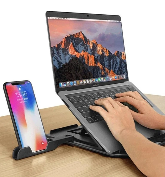 BJ-01 Yükseklik Ayarlı Telefon Laptop Notebook Standı ürün görseli 1