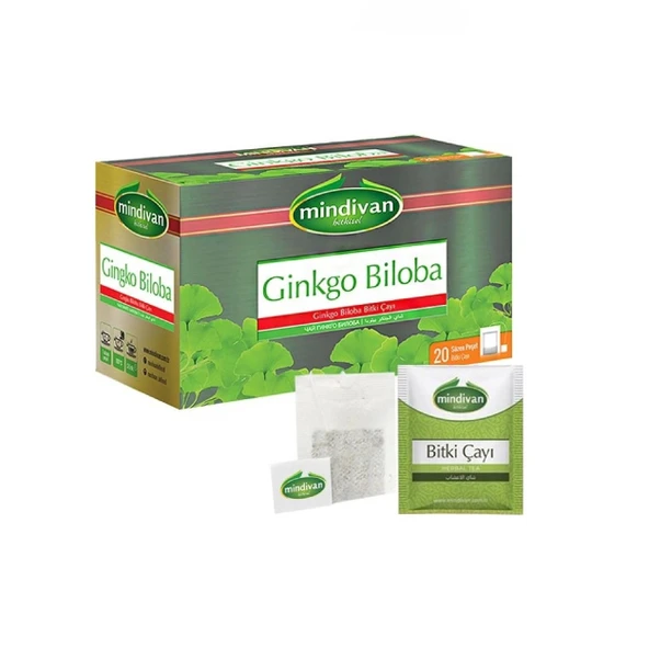 Mindivan Ginkgo Biloba Çayı 20 'Li Süzen Poşet 1Adet ürün görseli 1