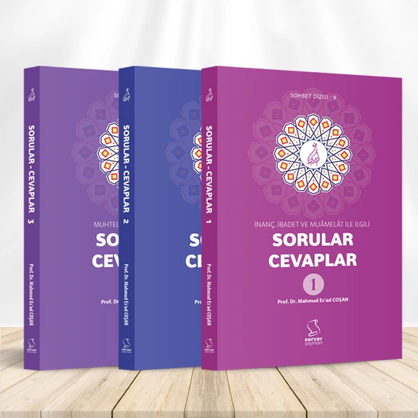 M. ES'AD COŞAN SORULAR-CEVAPLAR SETİ (3 kitap) ürün görseli 1
