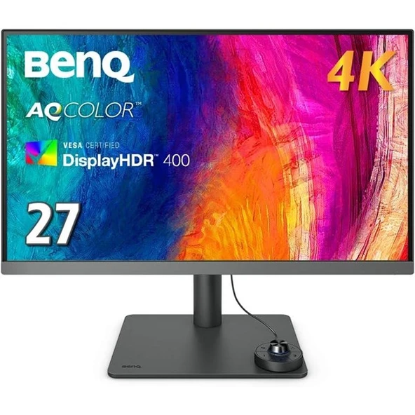 BENQ 27" IPS PD2706U 5MS 60HZ HDMI-DP GRAFİK TASARIM MONİTÖRÜ 3840X2160 ürün görseli 1