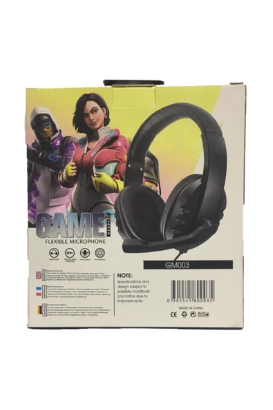 abnturk Kerasus Headphones Gm003 3.5mm Aux Girişli Laptop Oyuncu Kulaklık Kulaküstü Kafa Bantlı Mikrofonlu ürün görseli 1