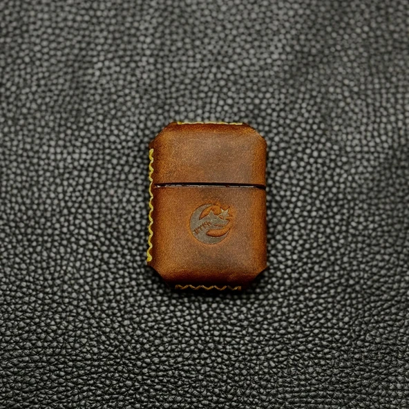 Deri Zippo Kılıfı-Baskılı - Resim 4