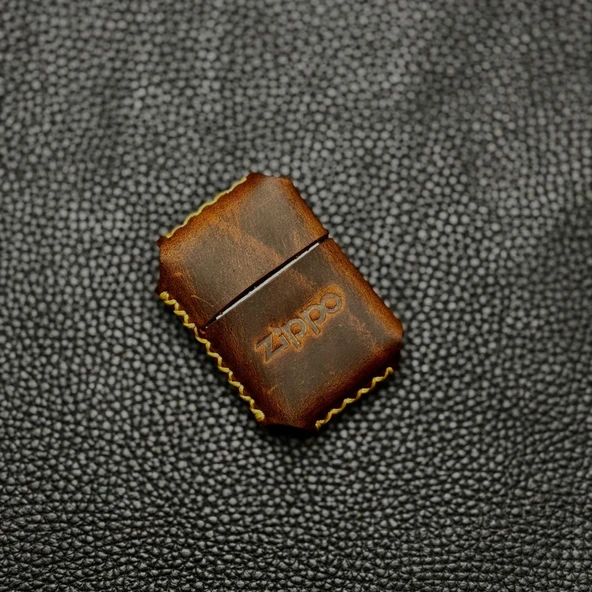 Deri Zippo Kılıfı-Baskılı - Resim 2