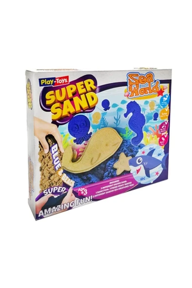 Play Toys Okyanus Canlılarının Dünyası Oyun Kumu Super Sand ürün görseli 1