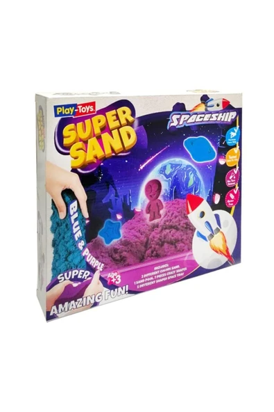 Play Toys Uzay Macerası Oyun Kumu Super Sand Seti ürün görseli 1