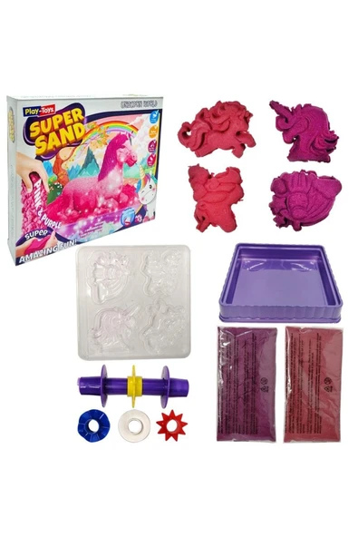 Play Toys Unicorn Dünyası Oyun Kumu Super Sand Seti ürün görseli 1
