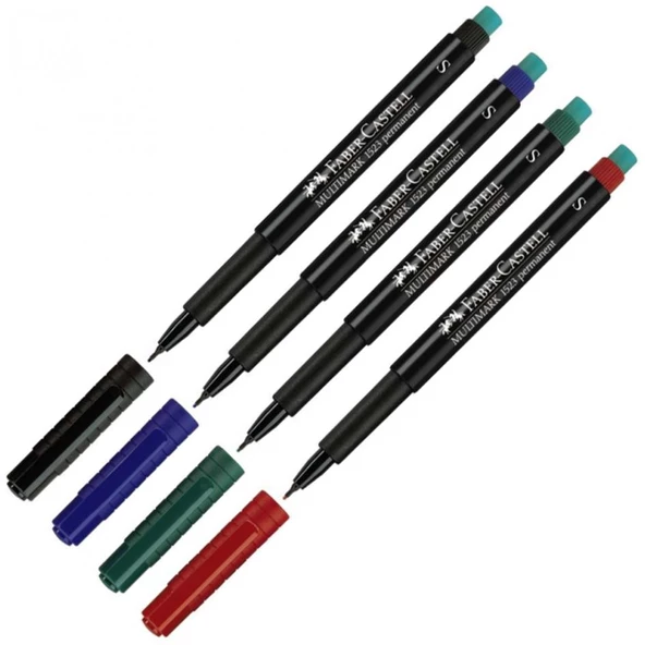 Asetat Kalemi 0.4mm S Üç Renk Faber Castel Asetat CD Kalemi ürün görseli 1