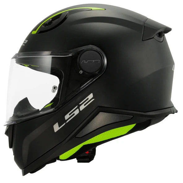LS2 KID MAT SİYAH ÇOCUK KASK ürün görseli 1