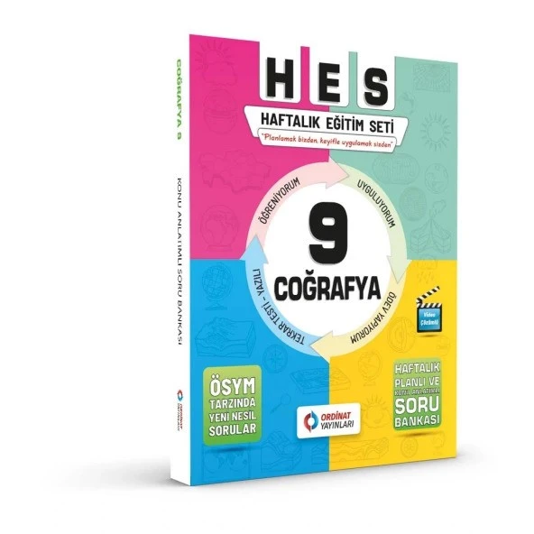 9. Sınıf Coğrafya Hes Serisi Sonuç Yayınları ürün görseli 1