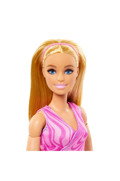 Barbie Made to Move  Doll-   Blonde - Resim 3