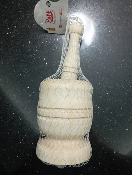 Ahşap Havan 12cm x 7cm ürün görseli 1