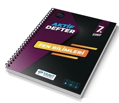 7. Sınıf Aktif Defter Fen Bilimleri Yanıt Yayınları ürün görseli 1