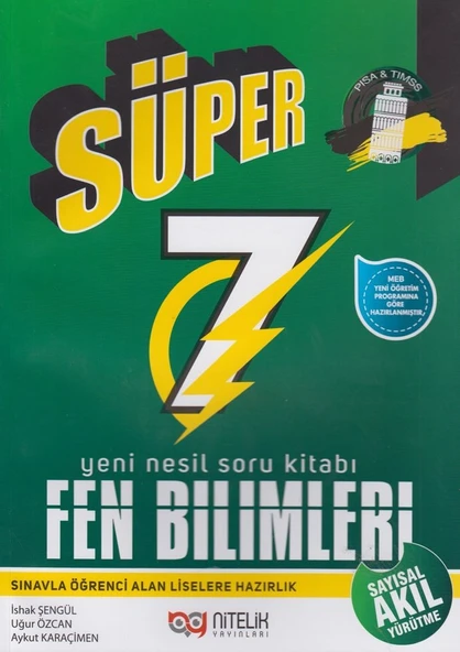 7. Sınıf Fen Bilimleri Süper Soru Kitabı Nitelik Yayınları ürün görseli 1