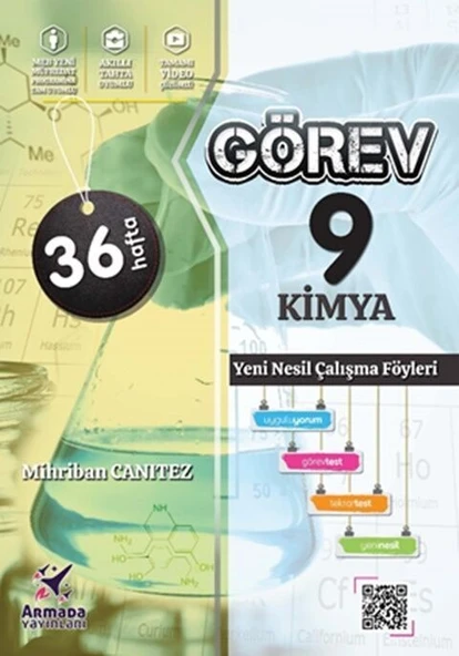 9. Sınıf Görev Kimya Yeni Nesil Çalışma Föyleri Armada Yayınları ürün görseli 1