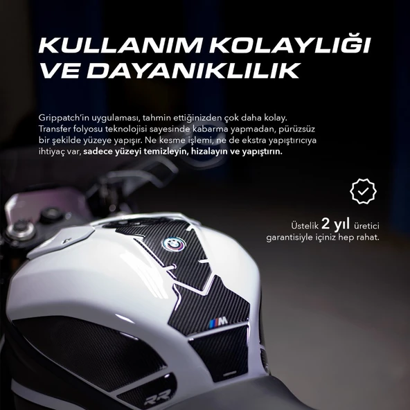 Grippatch Universal Şeffaf Yan Tank Pad GTS04 - Resim 5