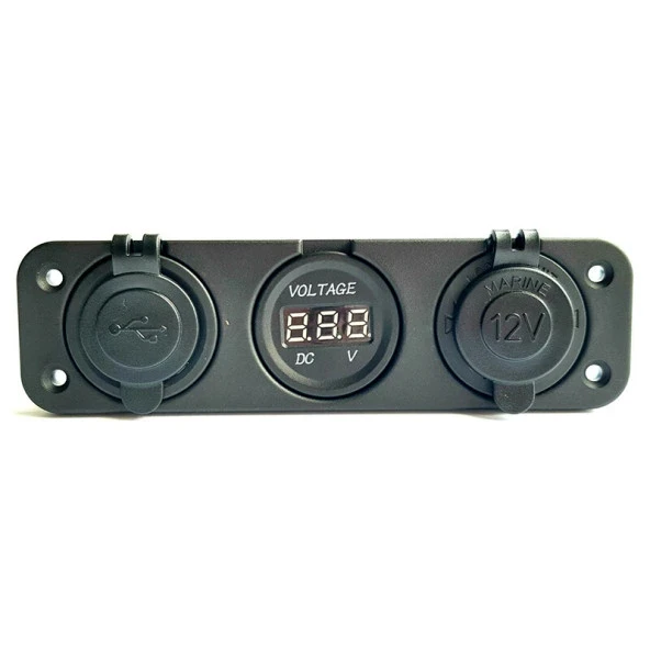 Marin Çakmaklık+Usb Soketi + Voltmetre ürün görseli 1