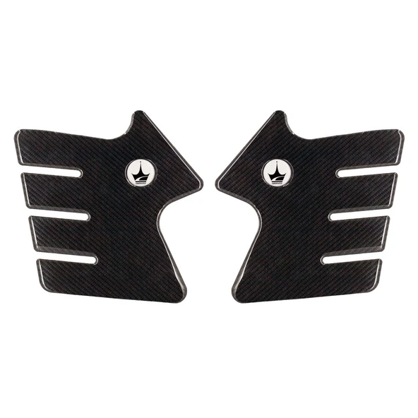 Grippatch BMW GS ile Uyumlu Kaydırmaz 6D Karbon Yan Tank Pad GCS05 ürün görseli 1