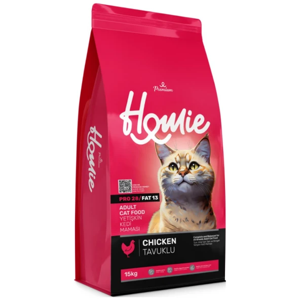 Homie Premium Tavuklu Yetişkin Kedi Maması 15 Kg ürün görseli 1