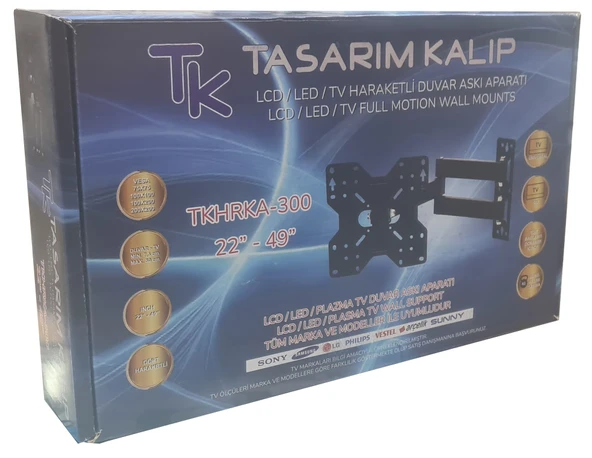 TK TKHRKA-300 22"-49" HAREKETLİ ASKI APARATI ürün görseli 1