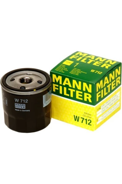 MANN Man-w712 Yağ Filtresi Corsa A 1982 - 19931.0 1.2 N Motor... ürün görseli 1