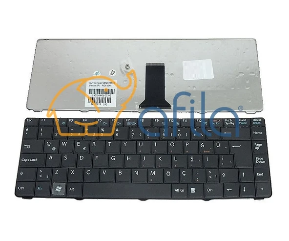 Sony Vaio VGN-NR, VGN-NS PCG-7112L PCG-7133L Notebook Klavyesi - Siyah - TR ürün görseli 1