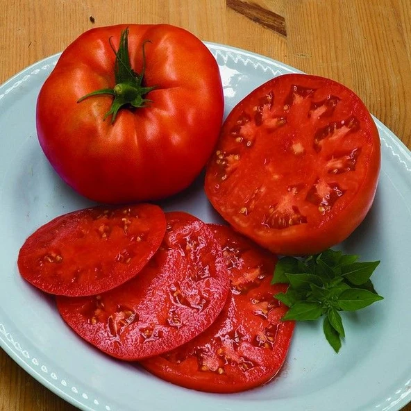 Beef f1  Sırık Kahvaltılık Etli  Domates Tohumu (10 tohum) ürün görseli 1
