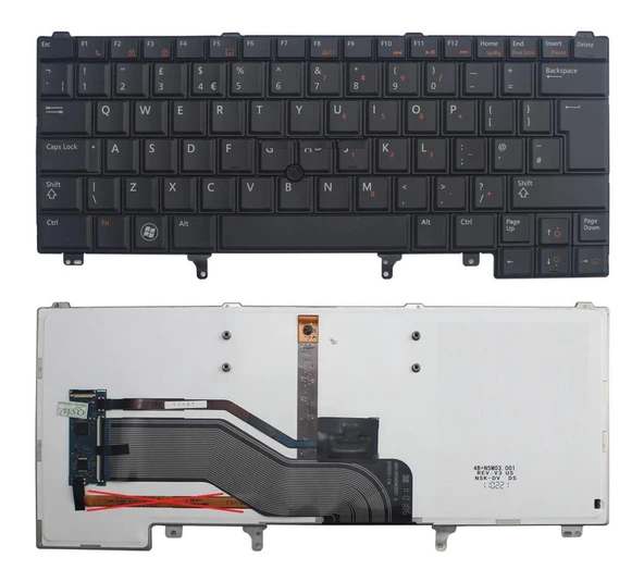 Dell latitude E6330 E6320 E5420 E6220 Notebook Klavyesi - TR ürün görseli 1
