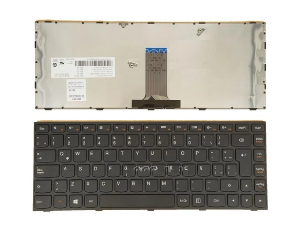 Lenovo G40-80 G4080 G4045 Notebook Klavyesi - Siyah - TR ürün görseli 1