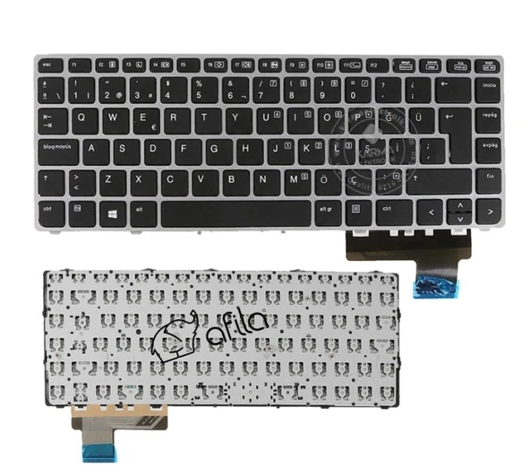 HP Folio V135426AS2, 6037B0080301 Notebook Klavyesi (Siyah TR) ürün görseli 1