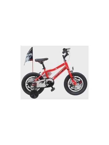 Carraro Red Eagle 16 Alüminyum Kadro 16 Jant Çocuk Bisikleti Kırmızı Siyah ürün görseli 1