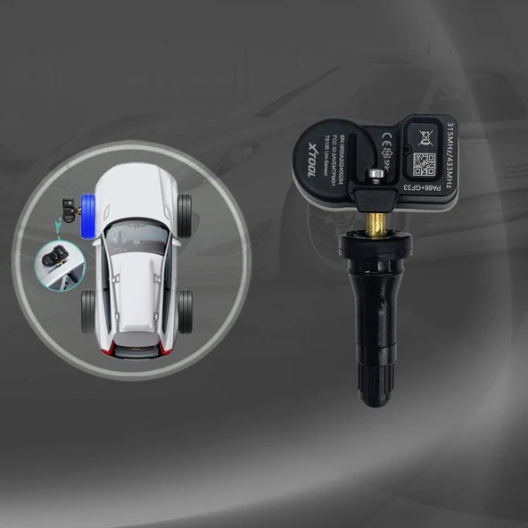 XTool TS100R Çift Frekanslı Kauçuk Versiyon Programlanabilir Lastik Basıncı İzleme Sistemi Sensörü ürün görseli 1