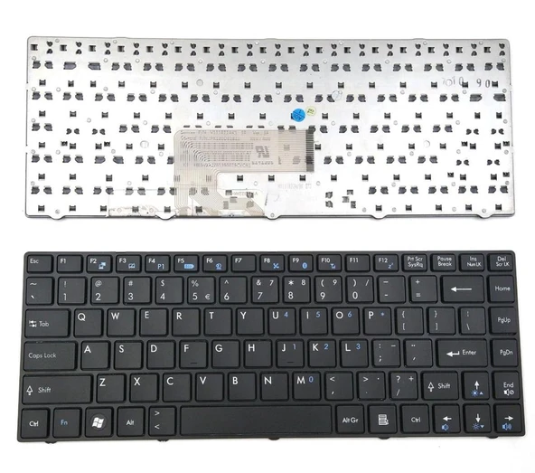 MSI CR460 CX480 CR420X Notebook Klavyesi - Siyah - TR - Ver.2 ürün görseli 1