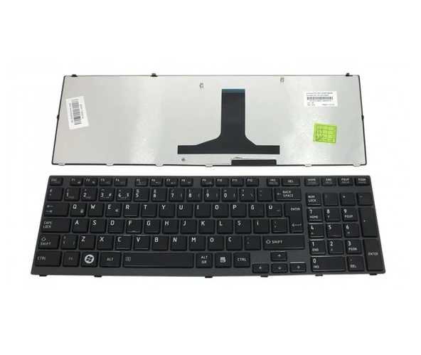 Toshiba Satellite A660-BT2N22 Notebook Klavyesi - Siyah - TR ürün görseli 1